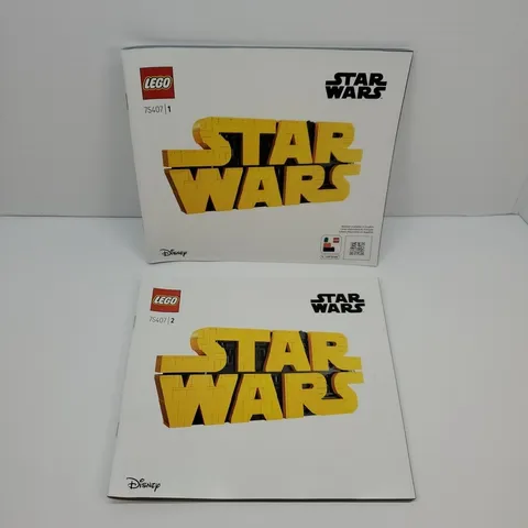 LEGO 75407 Star Wars Brick-Built Star Wars Logo Sign INSTRUCTIONS ONLY