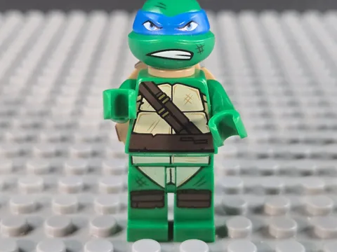 Lego Ninja Turtles Leonardo Gritted Teeth Smudges  tnt024 SHIPS Saturday
