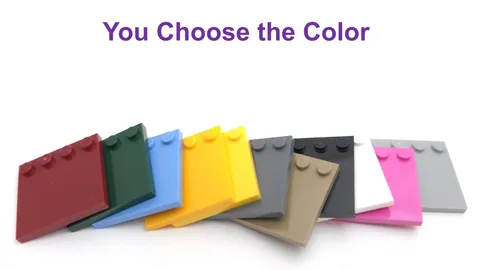 Lego 4x4 Tile with Studs on Edge You Choose the Color