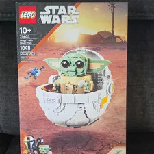 LEGO Star Wars Grogu with Hover Pram 75403 Set, 1048 pcs, 10+ Brick Sep