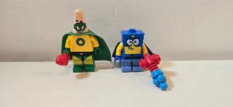 2011 Heroic Heroes of the Deep Patrick & SpongeBob bob025/bob026 Minifig - CMF