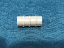 LEGO PART 6538B TECHNIC AXLE CONNECTOR RIDGED X-HOLE (GRAY)