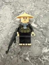 Citizen Brick CB Viet Cong Military Misprint 659 Custom LEGO Minifigure In Hand