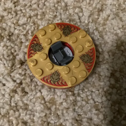 Lego ninjago Spinner Red Pearl Gold Element Fire Kai Dx  2254 2518