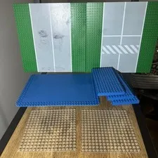 Lego Baseplate Assortment Trans Clear And Vintage 