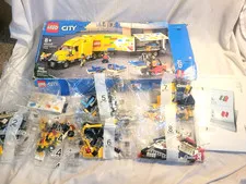 LEGO City 60440 Yellow Delivery Truck Incomplete READ
