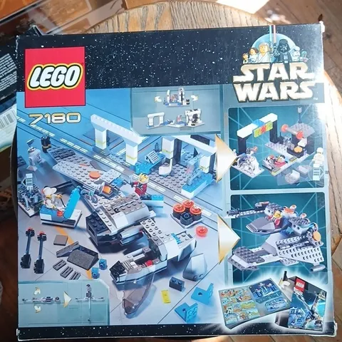 LEGO Star Wars 7180 B-Wing Rebel Control Center Vintage Complete Set 346pcs Box