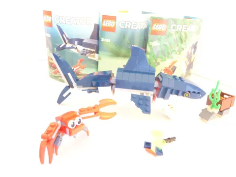 3-In-1 LEGO Creator 31088 Deep Sea Creatures With Instructions no box
