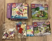 LEGO Friends Heartlake City Sets 30106 30108 41028 Emma Mia Lot Of 3 New
