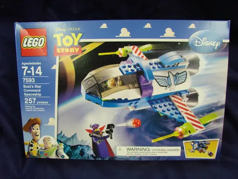 LEGO 7593 Toy Story Buzz’s Star Command Spaceship 257 Pieces Sealed Retired