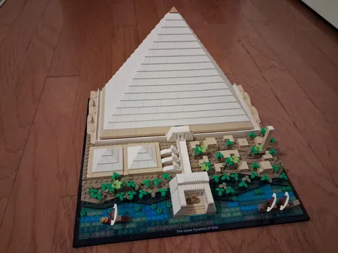 LEGO ARCHITECTURE: Great Pyramid of Giza Complete Set w/ Instruction Manual 