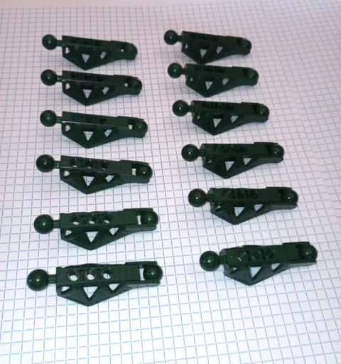 12 Lego 45749 Dark Green Bionicle Lower Leg Section Rahkshi type Genuine Lego 12