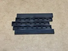 LEGO Parts - Black Tile 1 x 8 - No 4162 - QTY 5