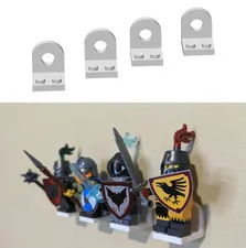  Wall Mounts Compatible with LEGO® Minifig