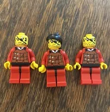 Lego Ninja Robber Minifigure cas052 Castle CMF Lot Retired x3 6093 6045 6033