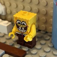 Lego SpongeBob Squarepants Minifigure 3833 Grin With Bottom Teeth