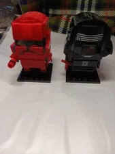 Lego Star Wars Brick Headz Kylo Ren &  Sith Trooper 75232 Complete No Box Manual