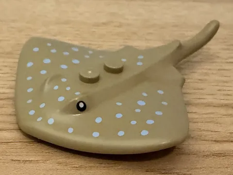 LEGO Manta Ray Stingray Sand Blue 67337pb01 City Ocean Animal Piece 60264 60266