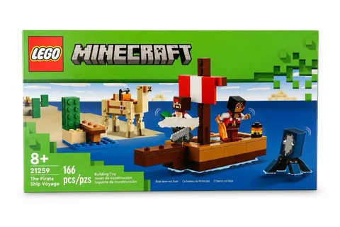 LEGO Minecraft Pirate Ship Voyage 21259 166pc Camel Squid Minifigure NEW SEALED