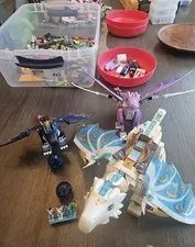 lego elves Lot queen dragon's rescue 41179 Lego 41178 And 41187 No Minifigures 