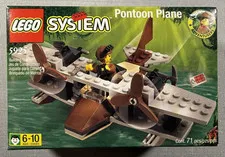 Lego 5925 System Adventurers PONTOON PLANE Complete w/ box, instrutions, minifig