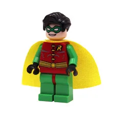 LEGO Batman 1 2006 Robin Custom Minifigure PAD PRINTED Bat009 (7783)