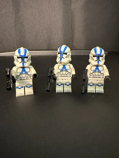 Three LEGO® 501st Legion Clone Trooper Minifigures - Star Wars