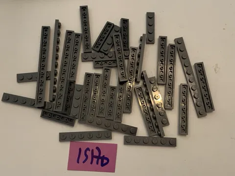 Lego Parts Lot Dark Grey Plates