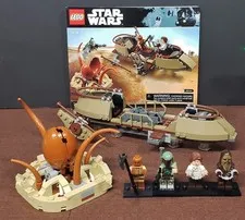 Lego Star Wars 2017 Desert Skiff Escape #75174 100% w/ Manual Fett Han Chewy