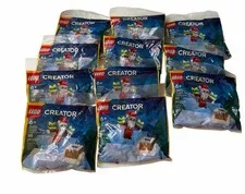 LEGO 30692 Creator Christmas Chimney Fun with Santa Lot Of 11 Bags New