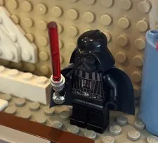 LEGO Star Wars Darth Vader Minifigure Light Grey Head
