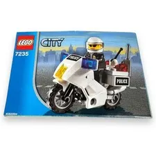 Lego City Police Motorcycle 7235 Building Instructions Booklet Only Manual