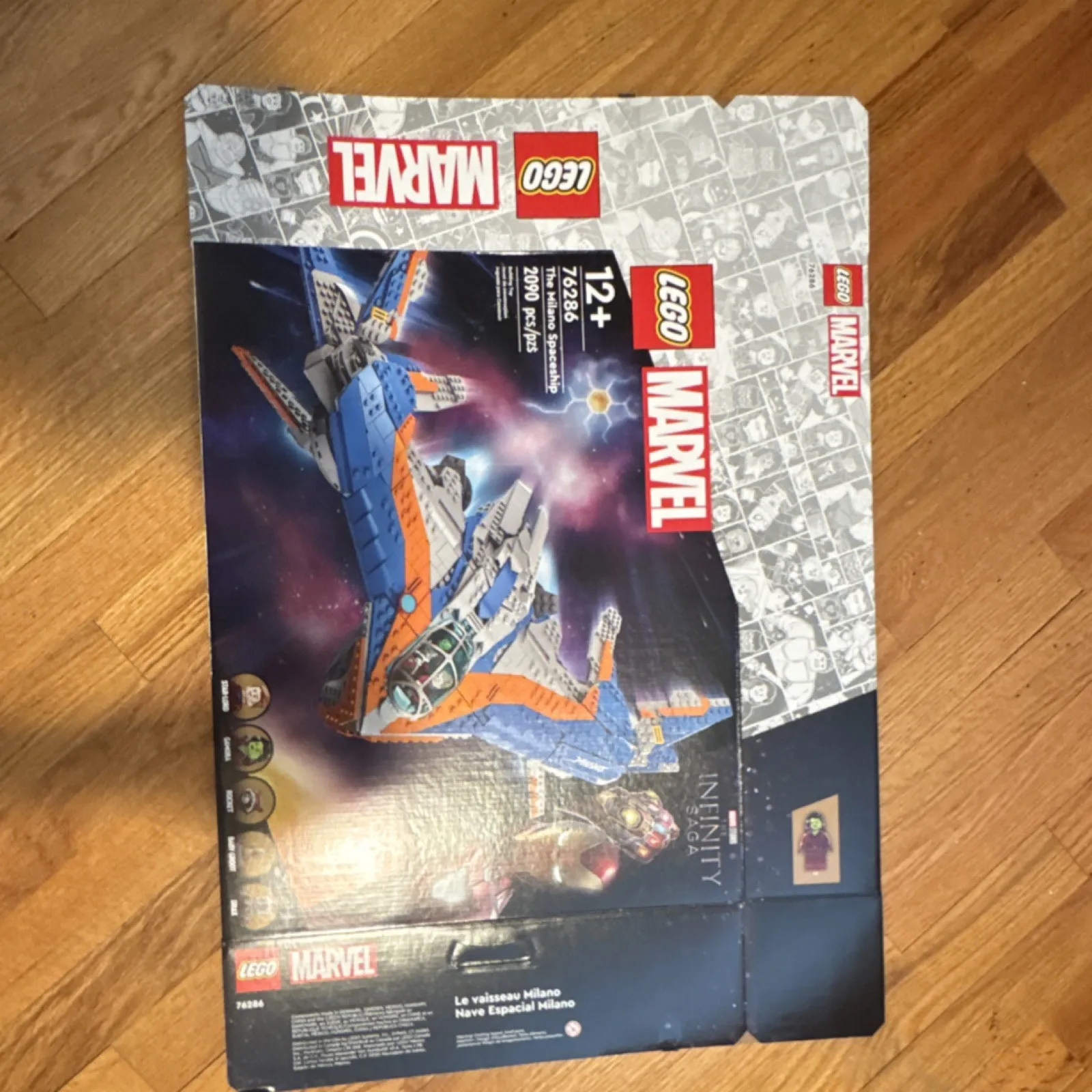 LEGO Marvel The Milano 76286 Box Only 