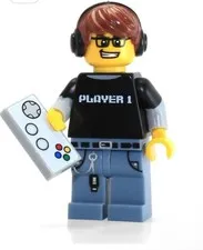 LEGO MINIFIGURES SERIES 12 71007 Video Game Guy Complete