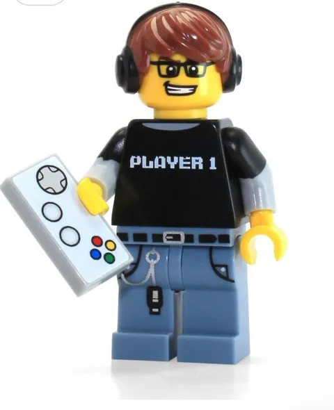LEGO MINIFIGURES SERIES 12 71007 Video Game Guy Complete
