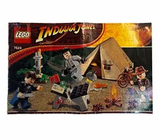 LEGO Indiana Jones 7624 Jungle Duel Complete w/ 3 Minifigures & Manual 2008