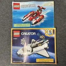 Lego Creator 31047 & 31066 Instructional Manuals Only