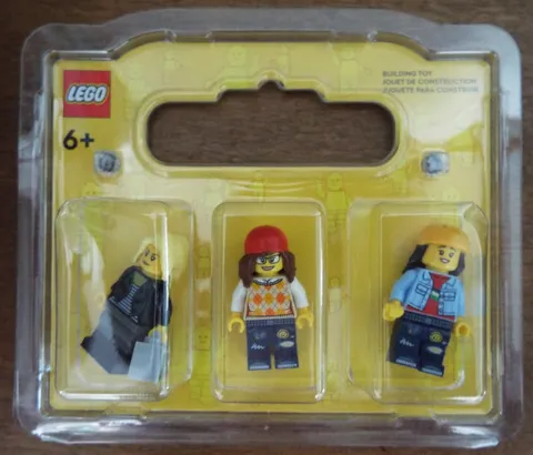 LEGO Store 852766 Build a Minifigure Pack 3 FEMALE Women Construction Boombox