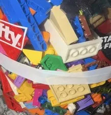 LEGO Bulk Mixed Bricks & Pieces 5 pound Lot  Multicolor Sold by Weight