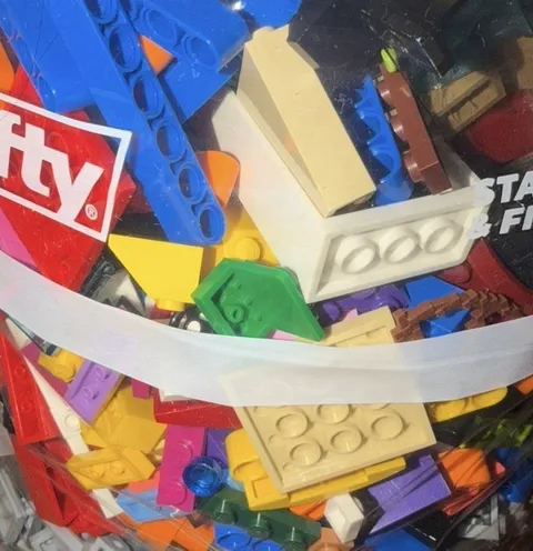 LEGO Bulk Mixed Bricks & Pieces 5 pound Lot  Multicolor Sold by Weight