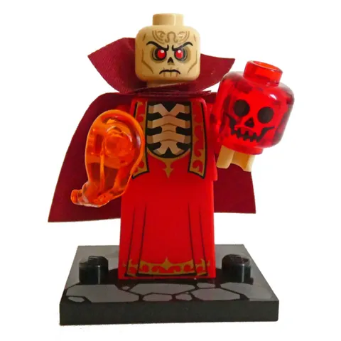 LEGO D&D CMF Szass Tam 71047 Minifigure Complete w/ Darkskull & Fireball