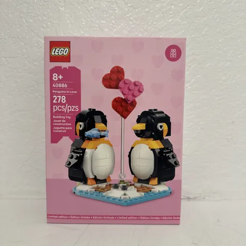 New LEGO Valentine's Penguins in Love 40886 Promo Set GWP Limited Edition S4