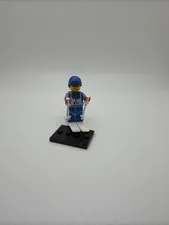 Lego Skier Minifigure Collectible Series 2 CMF Complete w/ Poles & Skis