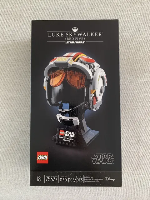 LEGO 75327 Star Wars: Luke Skywalker (Red Five) Helmet Brand New Sealed Retired