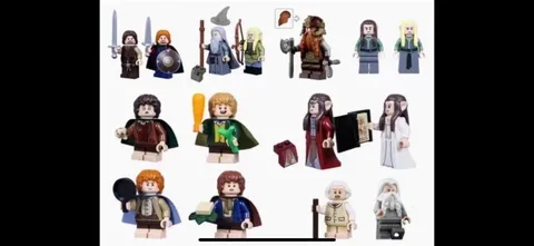 Lego Rivendell 10316 complete minifig set MINT ORIGINAL
