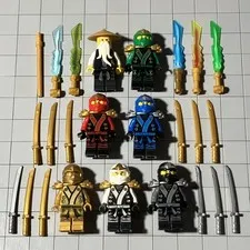 LEGO Ninjago Minifigure The Final Battle njo0079 Zane Jay Kai Lot Of 7 G3 62