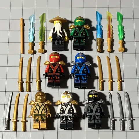 LEGO Ninjago Minifigure The Final Battle njo0079 Zane Jay Kai Lot Of 7 G3 62