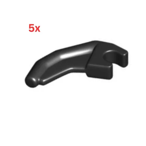 LEGO 5x Black Schwarz Claw Tooth Talon Piece Part 10331 71861 3171 #I-022