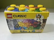 Lego Classic Large Creative Brick Box #10698 790 Pieces With Ideas Instructions