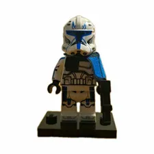 LEGO Star Wars Clone Trooper Minifigure White & Blue with Cloth Kama